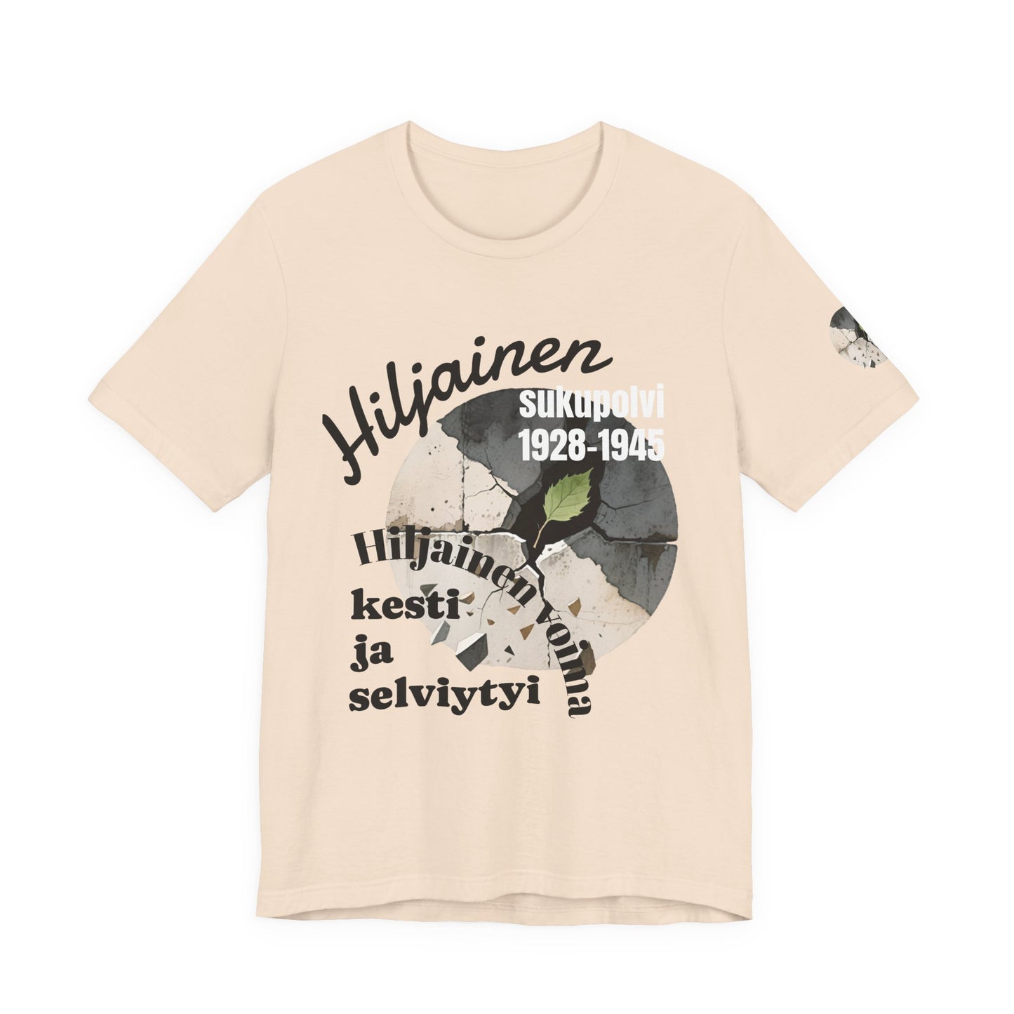 hiljainen sukupolvi silent gen  Unisex Jersey Short Sleeve Tee