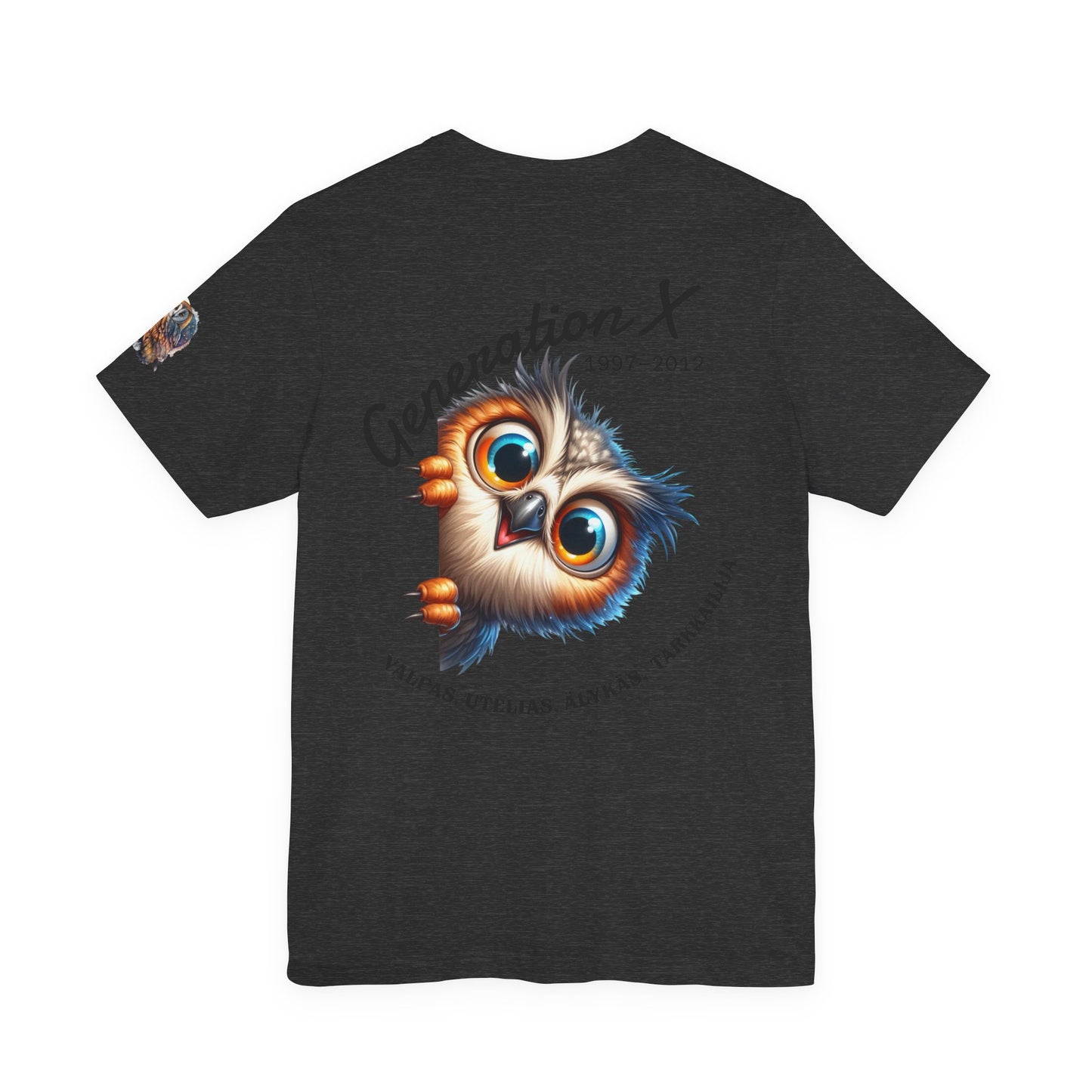 Hassu Pöllö Generation Z Tee — Funny Owl Graphic T-Shirt