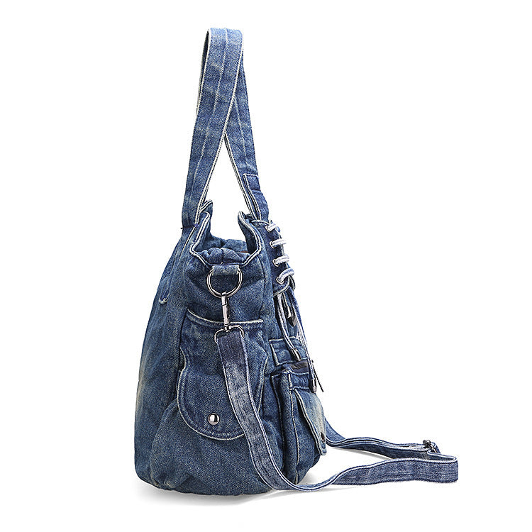 Leisure Fashion Big Bag Denim Bag Shoulder Bag Handbag