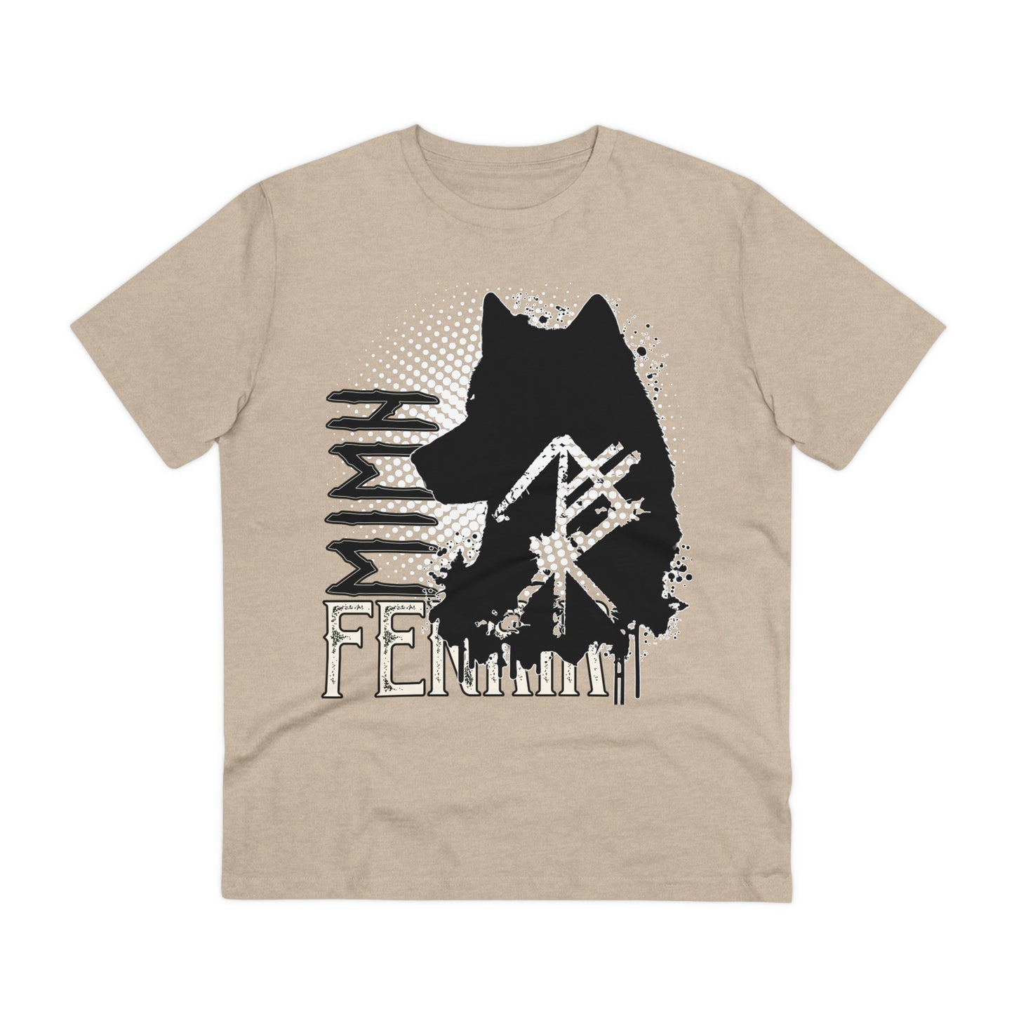 T-shirt unisex eco cotton - wolf Fenrir