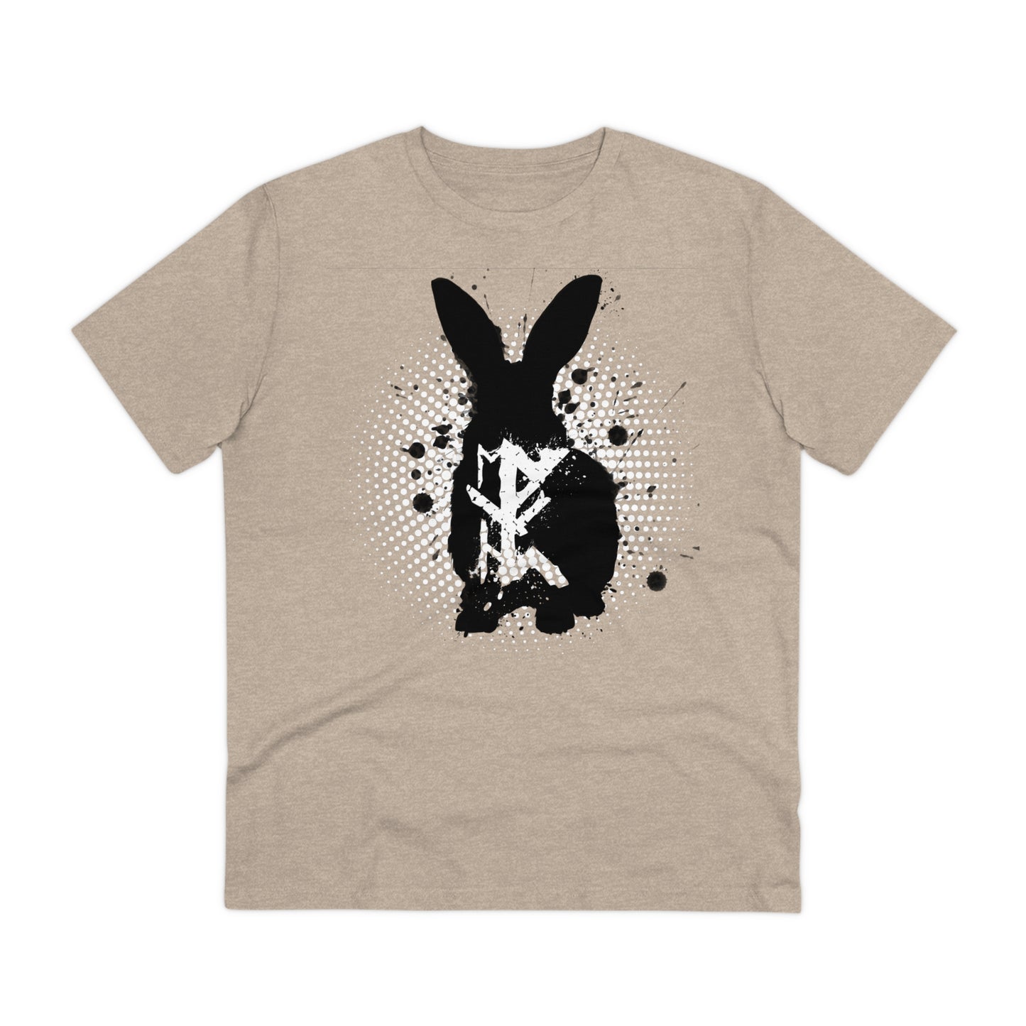 T-shirt unisex eco cotton - rabbit binding halter