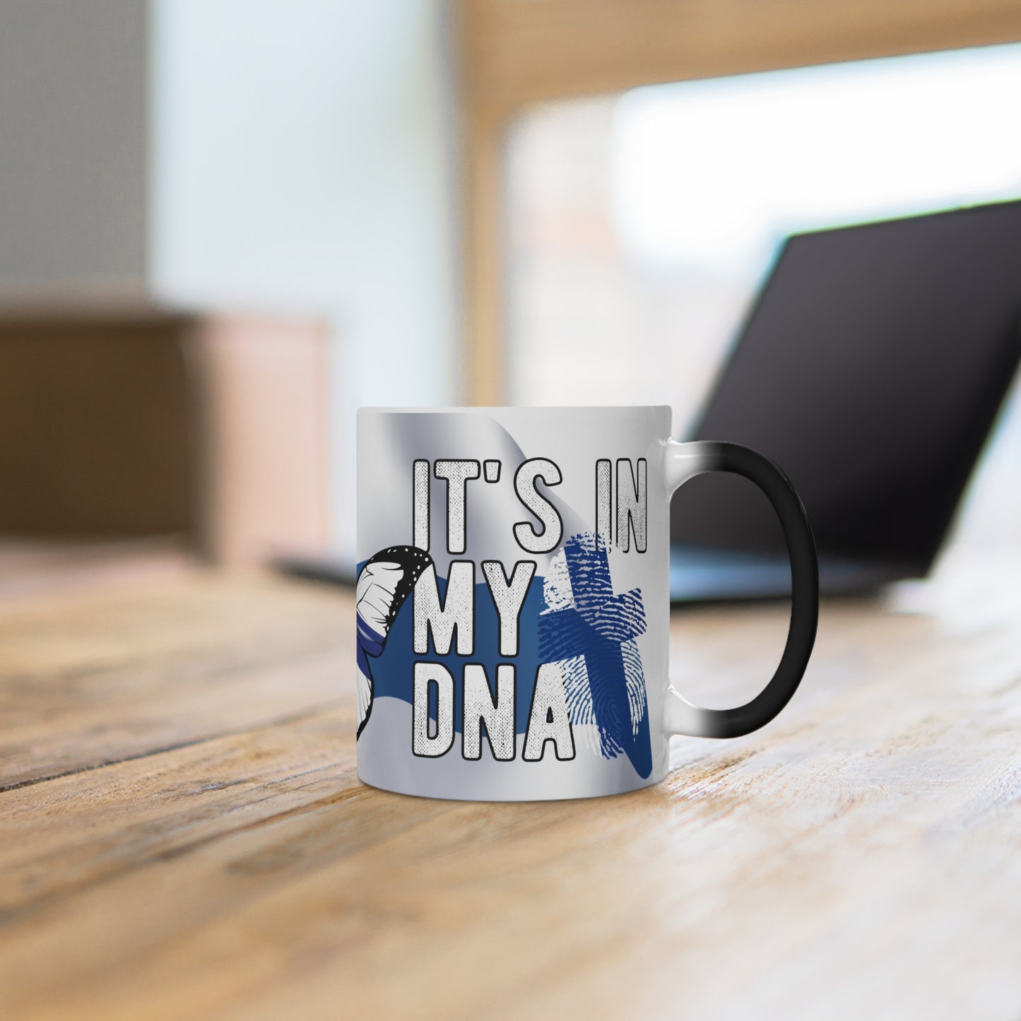 Magic mug butterfly and dna Finland 