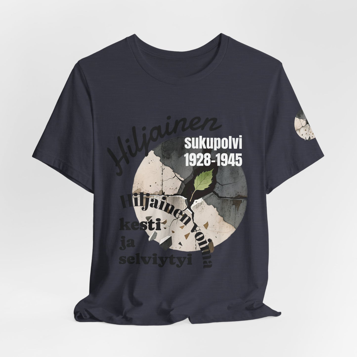 hiljainen sukupolvi silent gen  Unisex Jersey Short Sleeve Tee