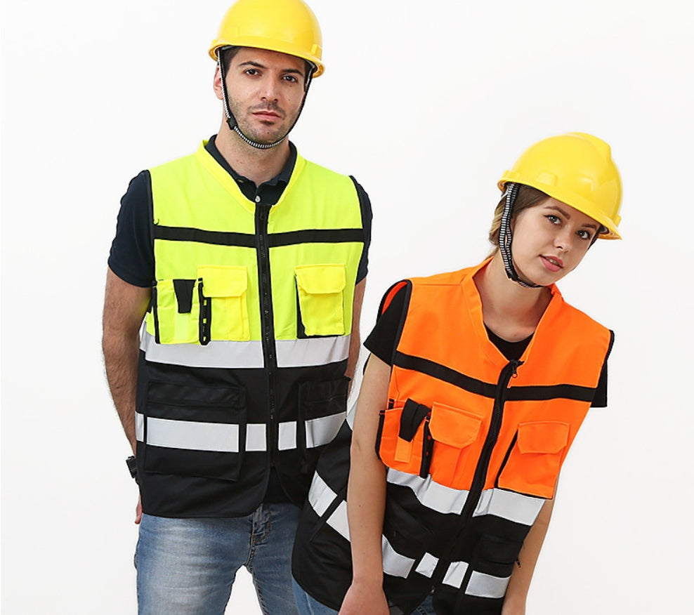 Reflective Traffic Commander Safety Suit Vest