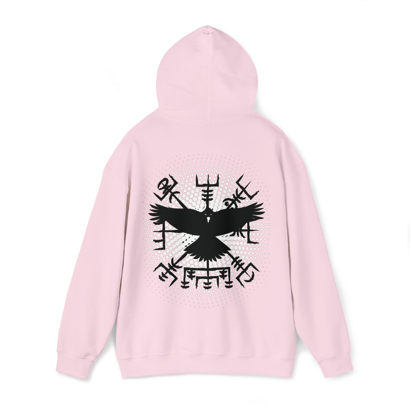 hoodie made of strong cotton - vegvisir raven