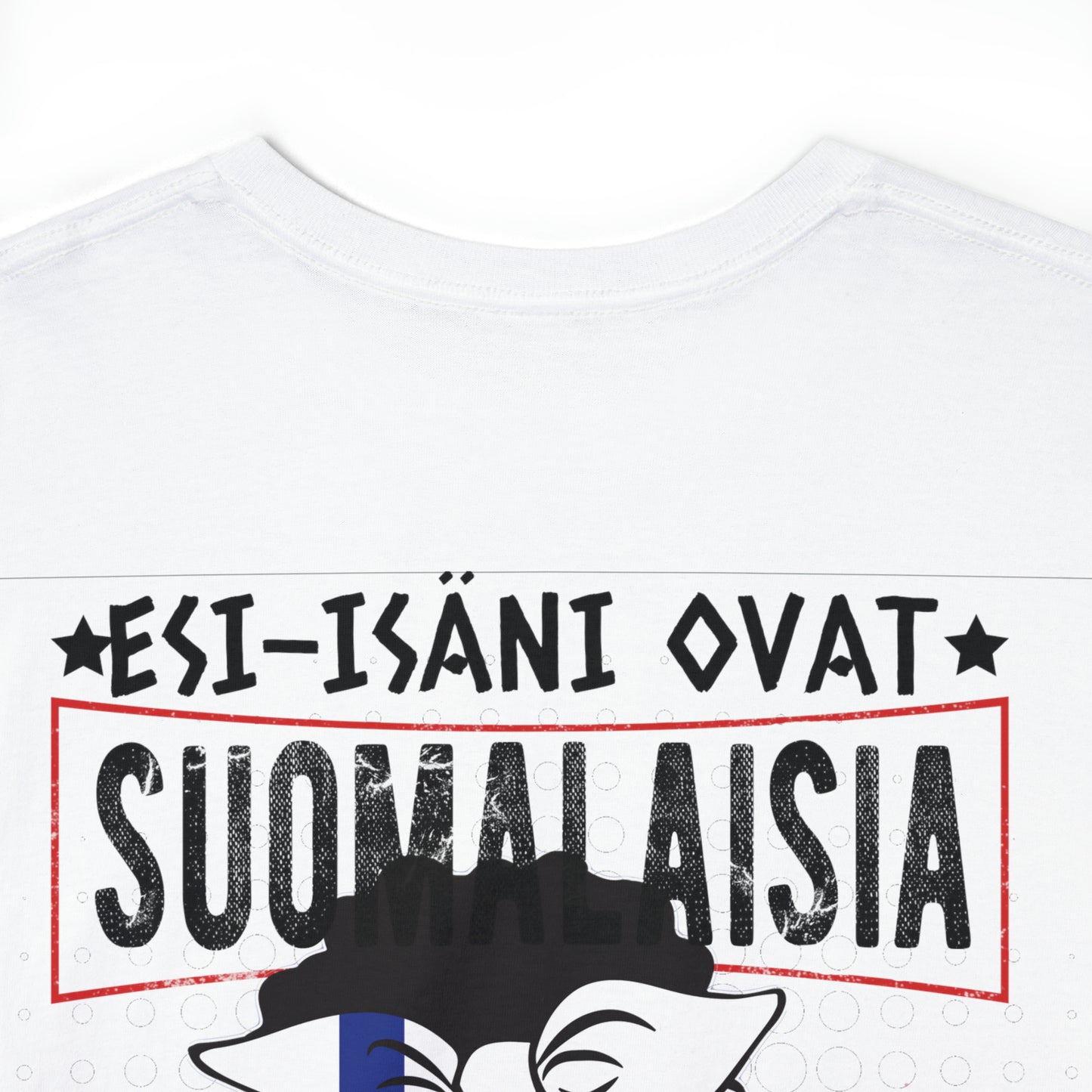 Unisex thick cotton t-shirt - my ancestors are Finnish