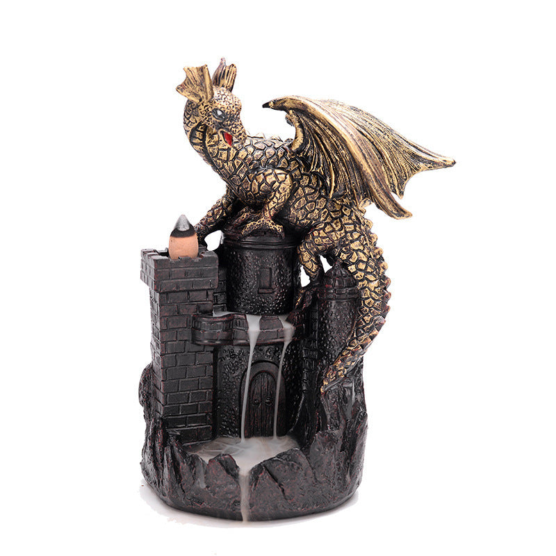 Dragon Castle Incense Burner