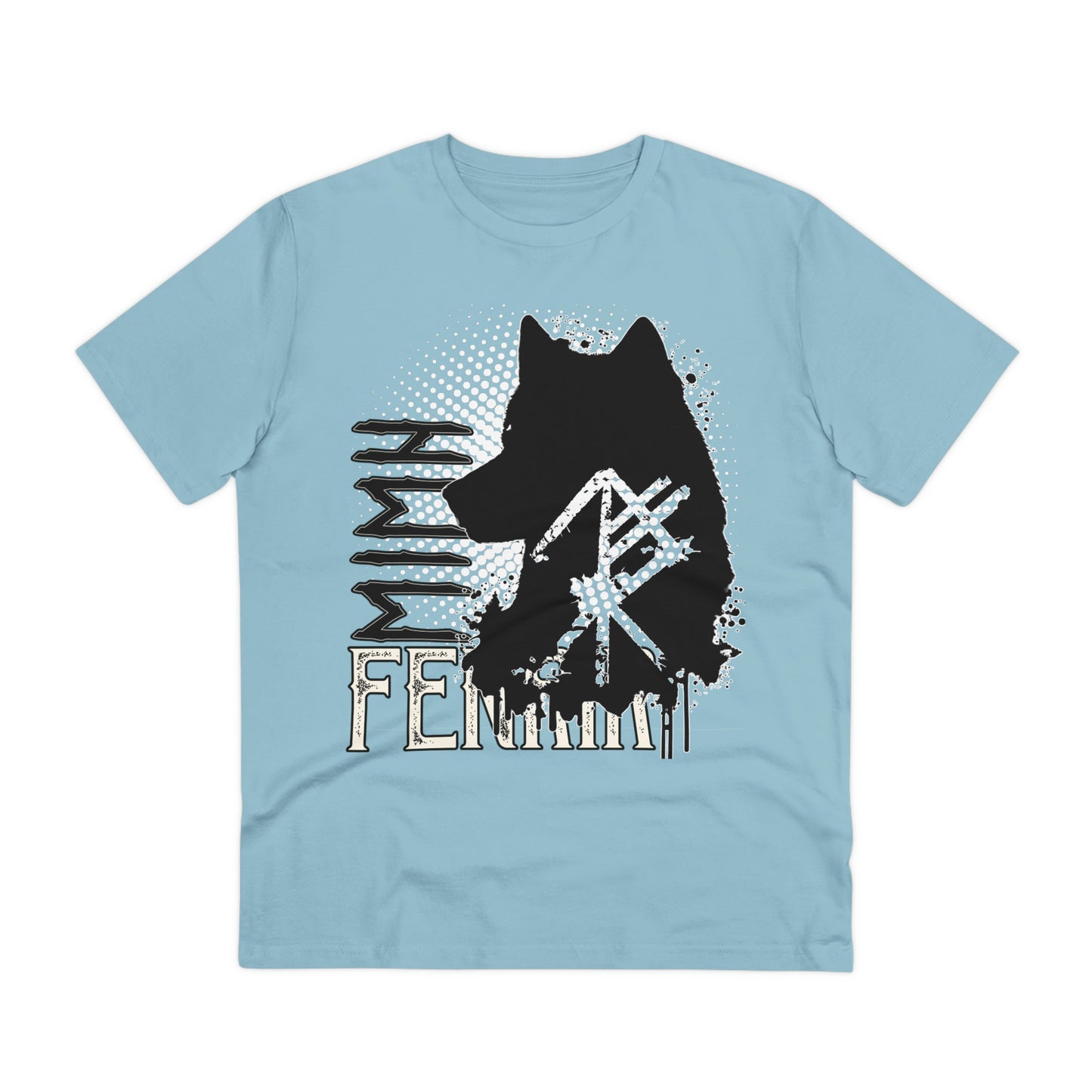 T-shirt unisex eco cotton - wolf Fenrir