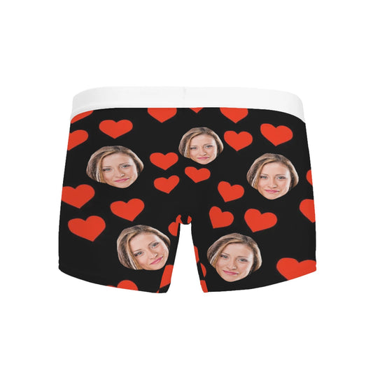 Miesten custom kalsarit - monelle kuvalla ja Tekstillä Koristellut Bokserit