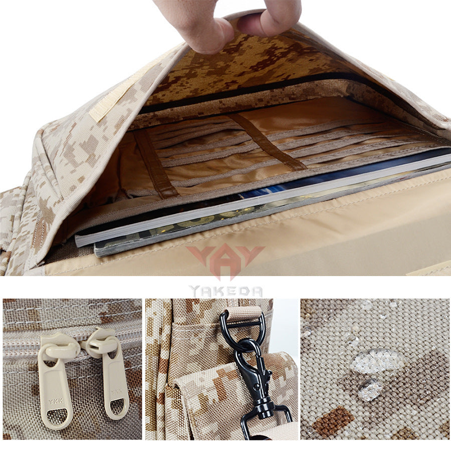 Outdoor military fan shoulder bag