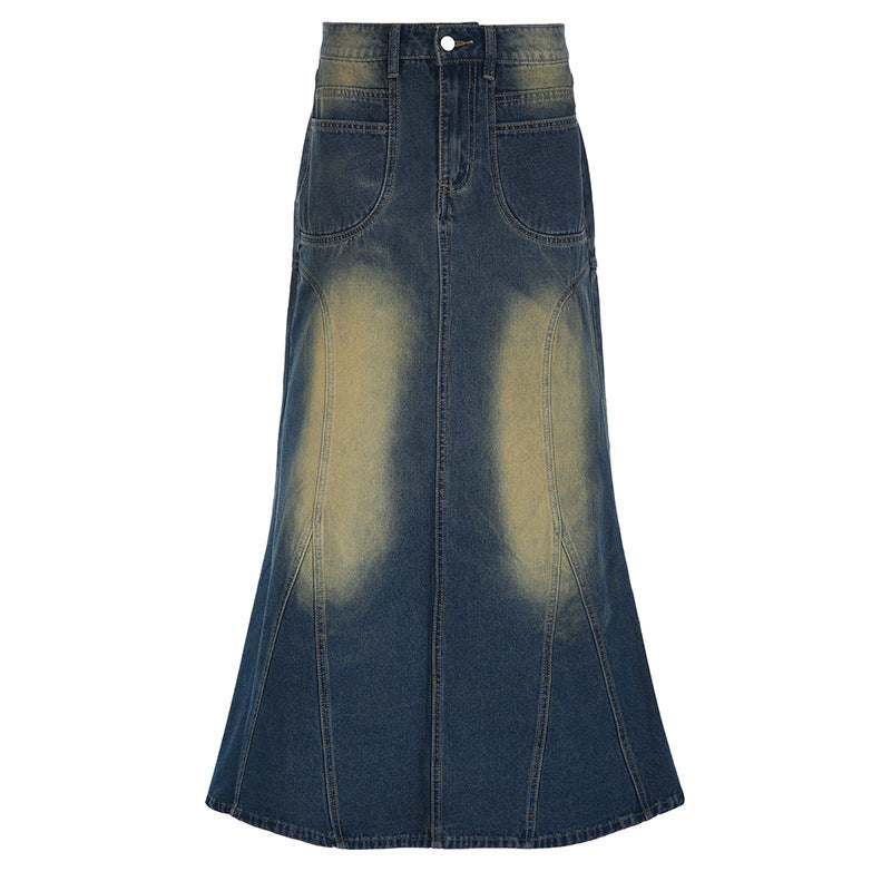 Women's Fashion Personality Denim Skirt