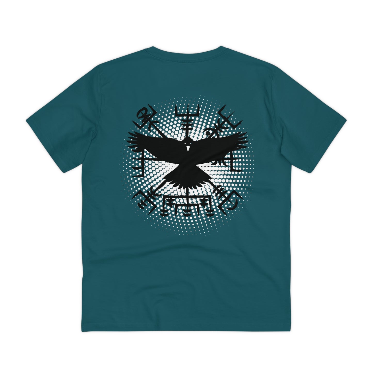 T-shirt unisex eco cotton - vegvisir and raven