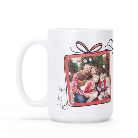 christmas mug ceramic, perfect coffee mug (15 oz/443 ml) with your own image