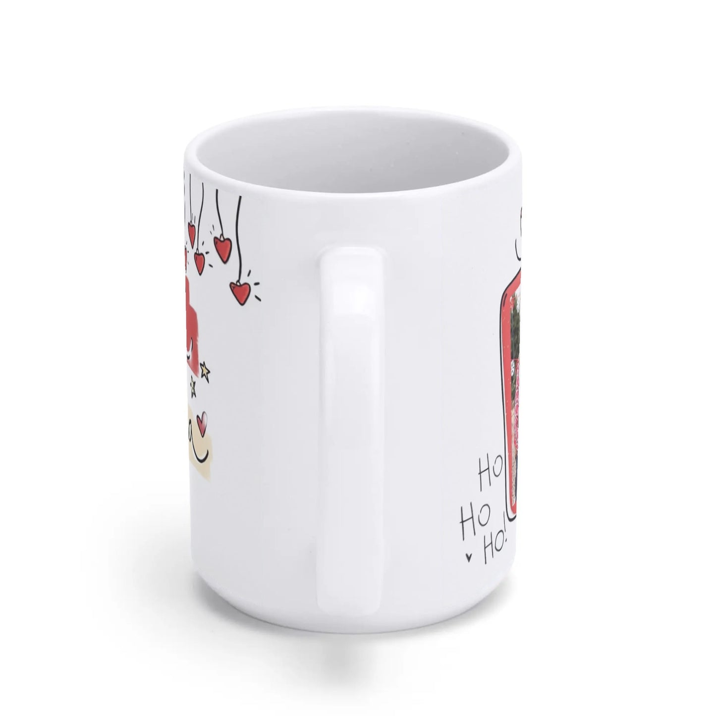 christmas mug ceramic, perfect coffee mug (15 oz/443 ml) with your own image