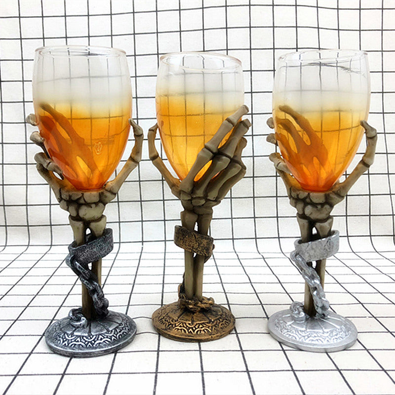 Creative Ghost Claw Hand Goblet Personality Head Skull Paw Whiskey Beer Wine Glass