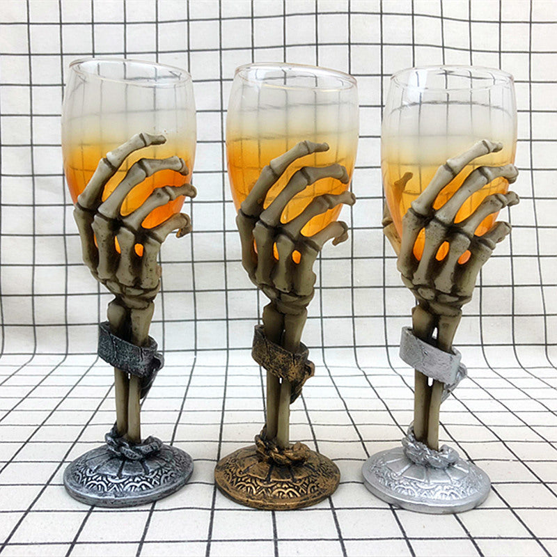 Creative Ghost Claw Hand Goblet Personality Head Skull Paw Whiskey Beer Wine Glass