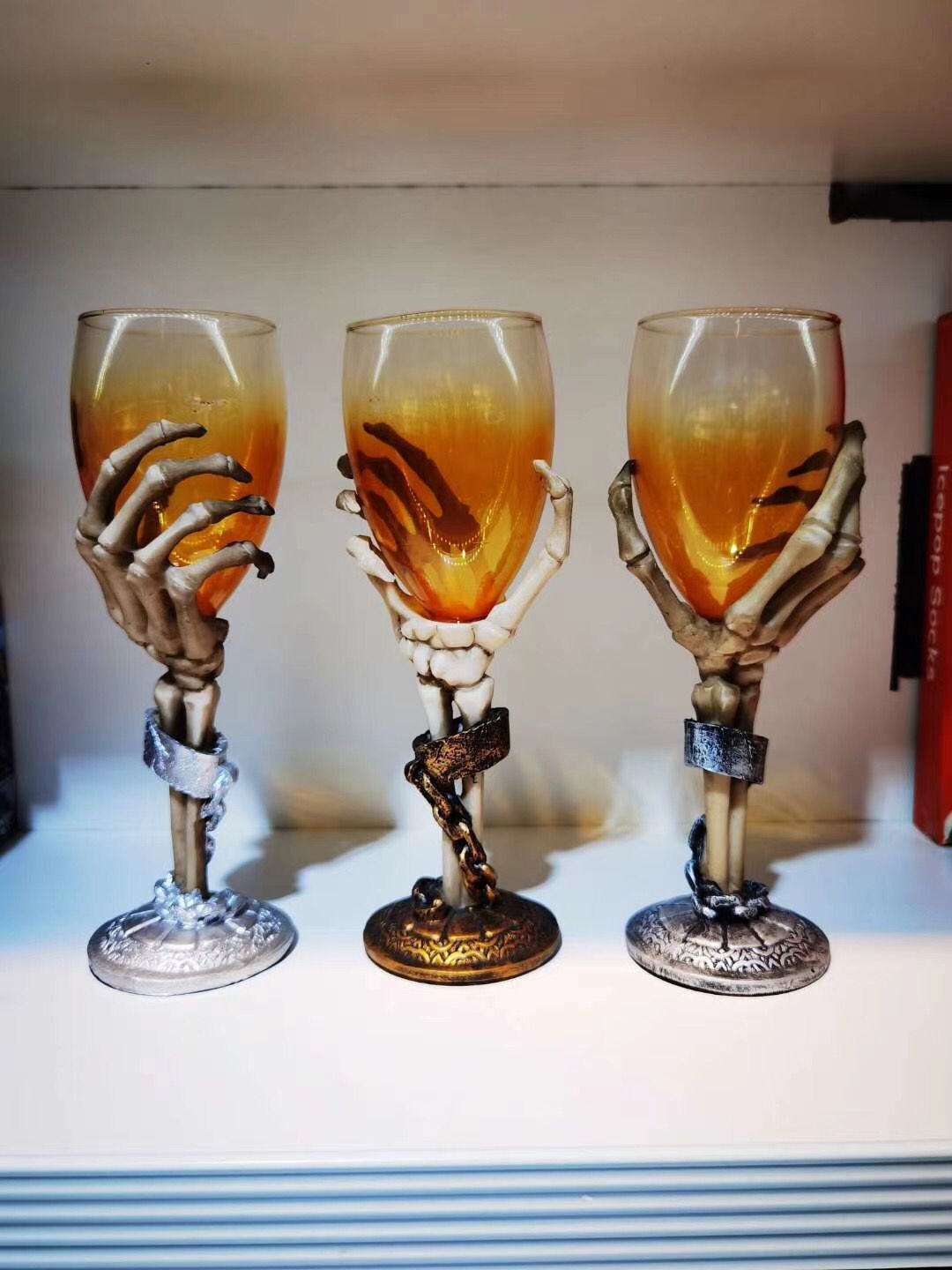 Creative Ghost Claw Hand Goblet Personality Head Skull Paw Whiskey Beer Wine Glass