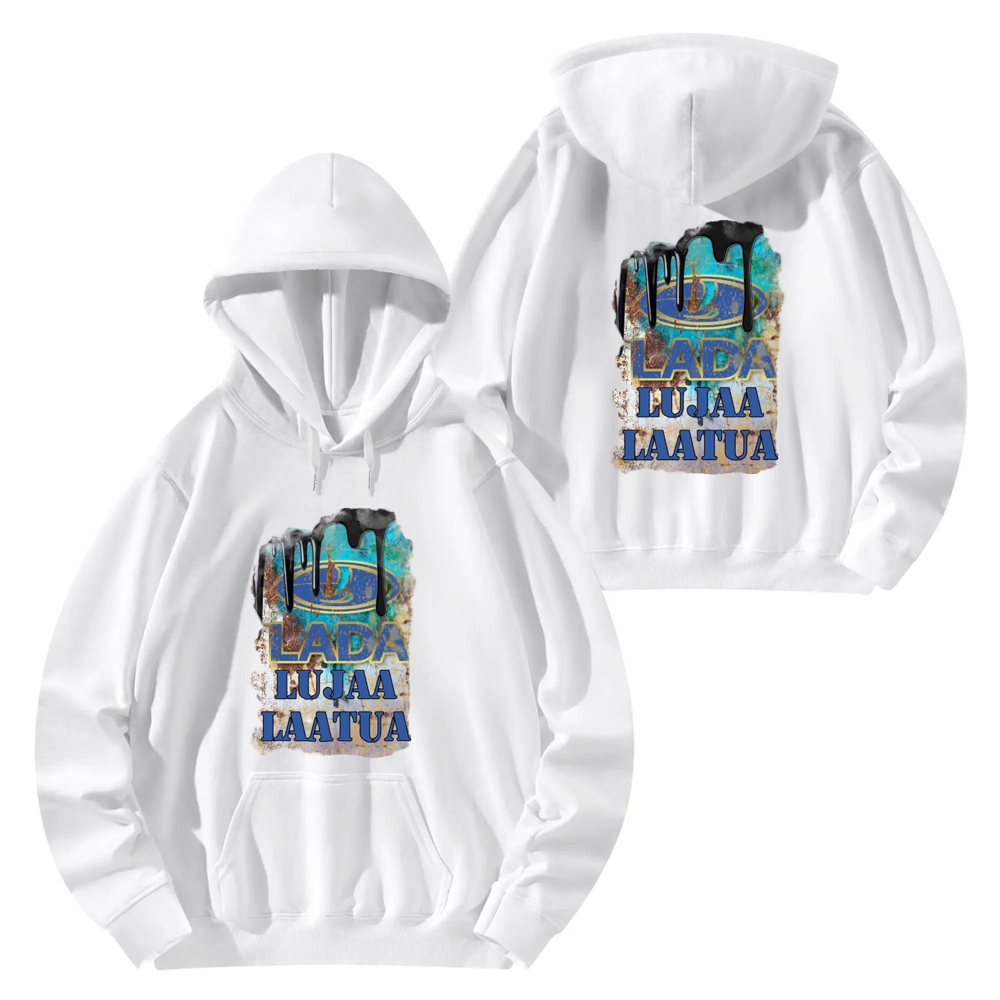 Unisex Front &amp; Back Printing Cotton Hoodie