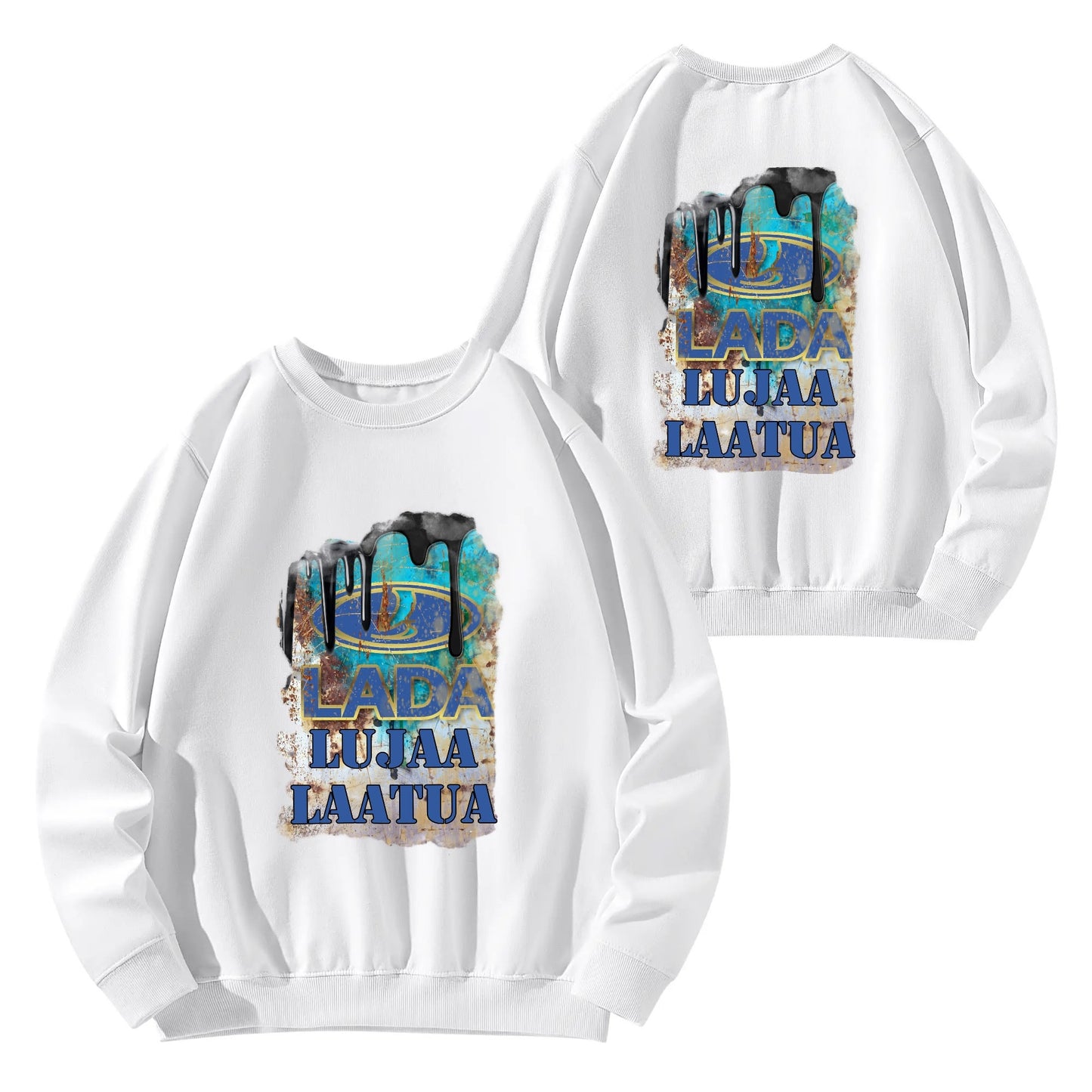 Front &amp; Back Printing Unisex Cotton Sweatshirt