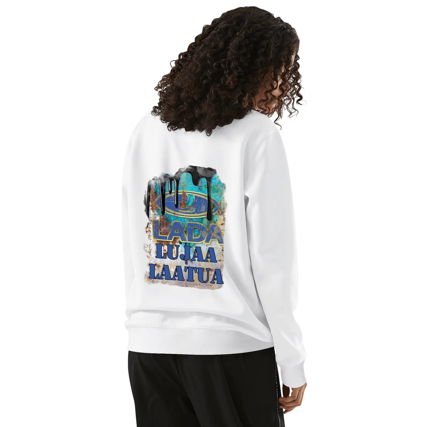 Front &amp; Back Printing Unisex Cotton Sweatshirt