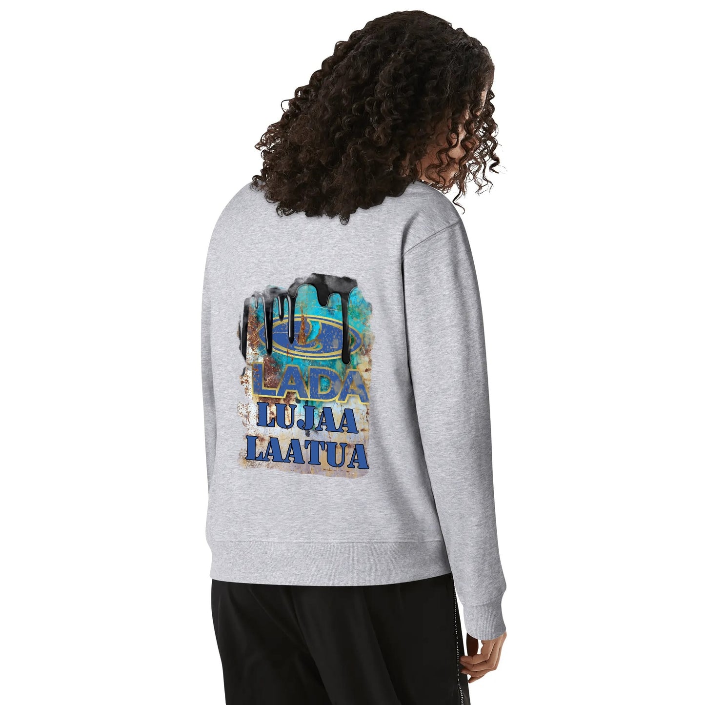 Front &amp; Back Printing Unisex Cotton Sweatshirt