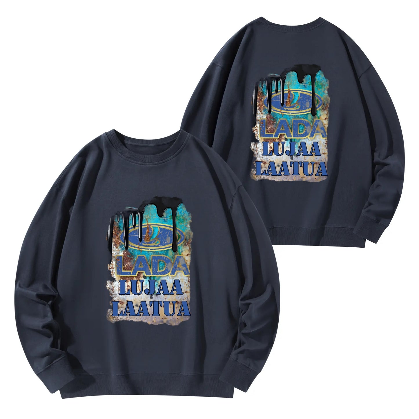 Front &amp; Back Printing Unisex Cotton Sweatshirt