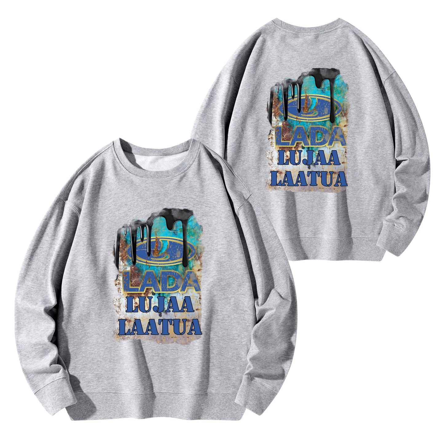 Front &amp; Back Printing Unisex Cotton Sweatshirt