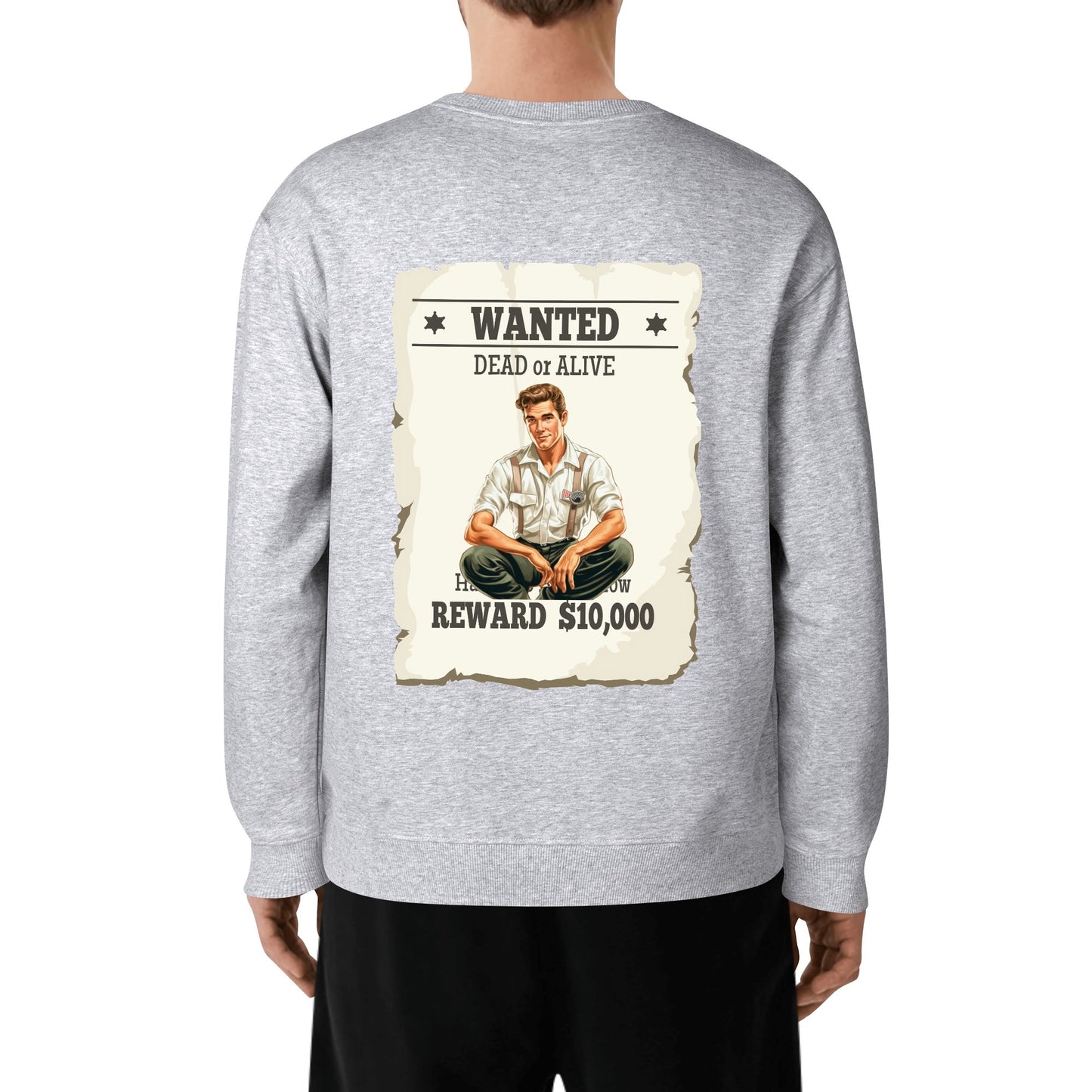 Front & Back Printing Unisex Cotton Sweatshirt