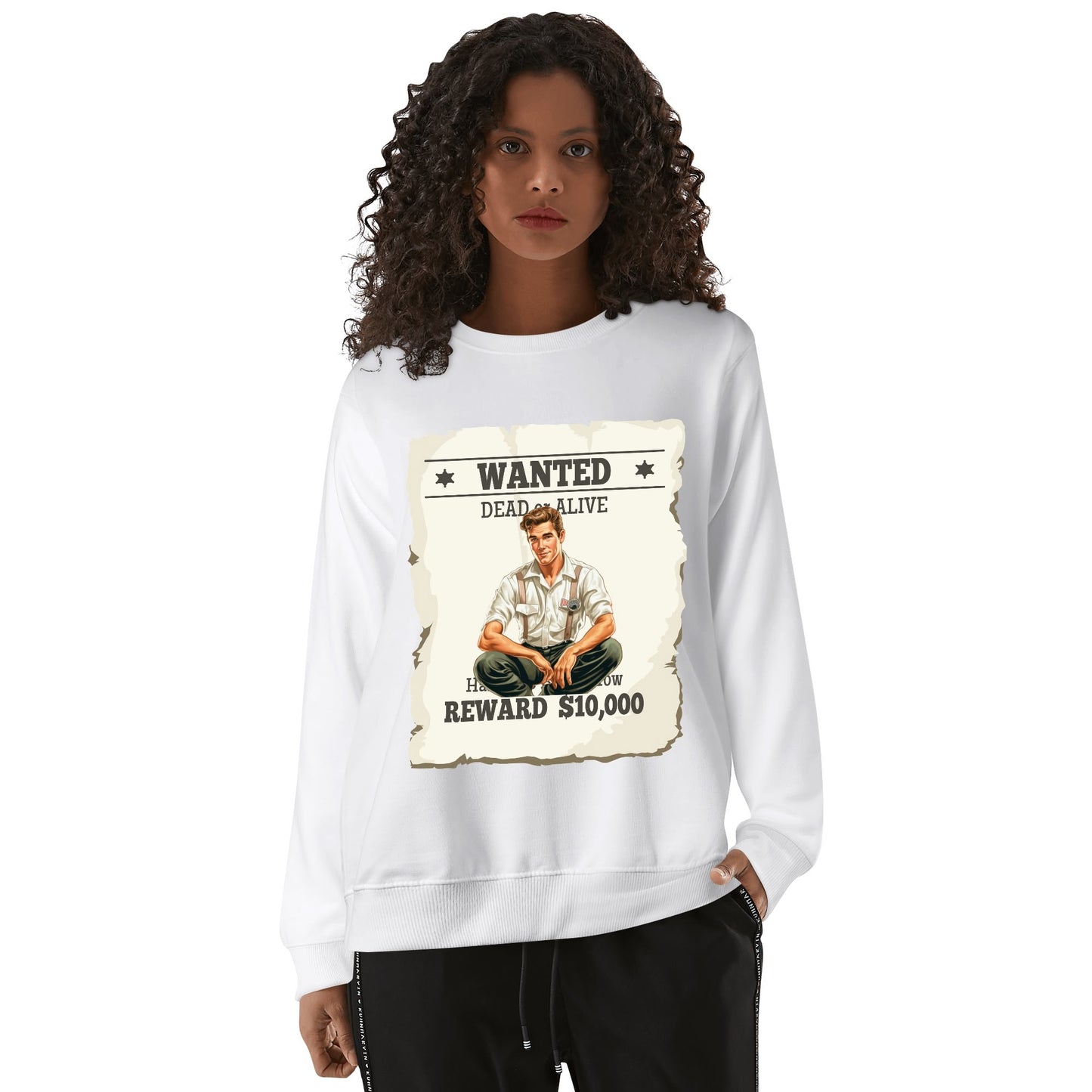 Front & Back Printing Unisex Cotton Sweatshirt