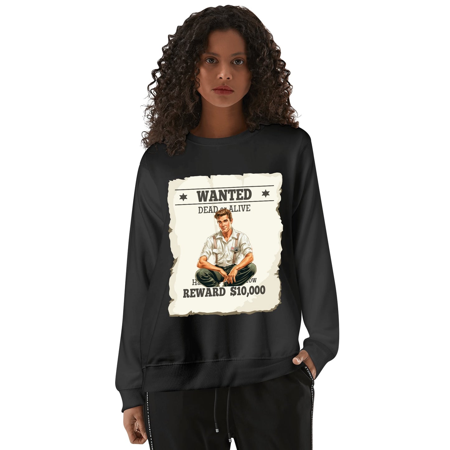 Front & Back Printing Unisex Cotton Sweatshirt