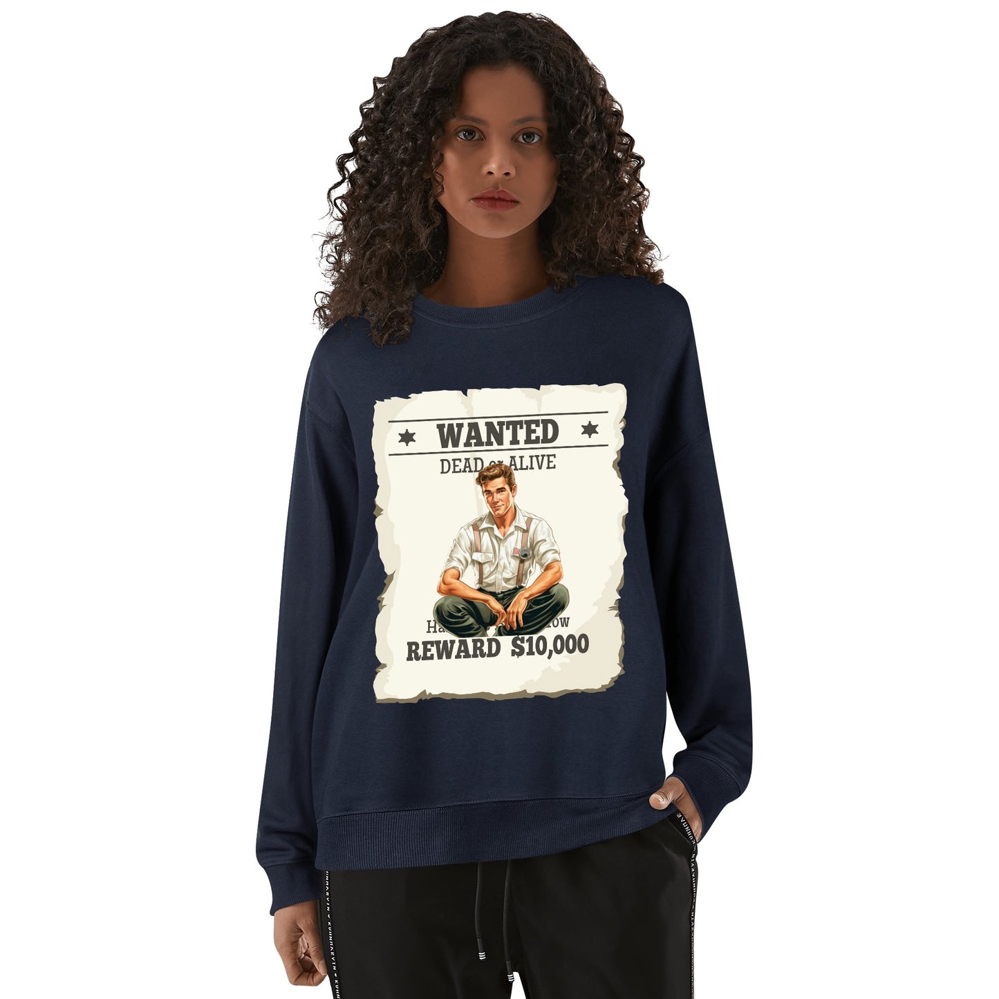 Front & Back Printing Unisex Cotton Sweatshirt