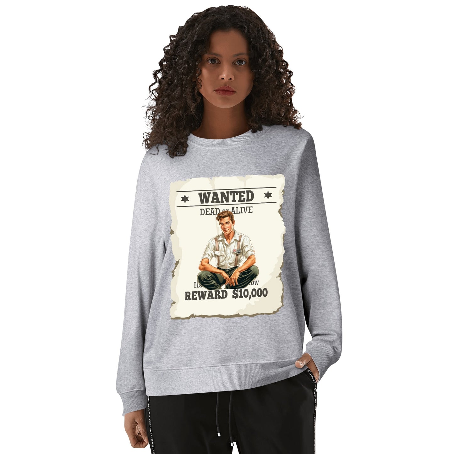 Front & Back Printing Unisex Cotton Sweatshirt