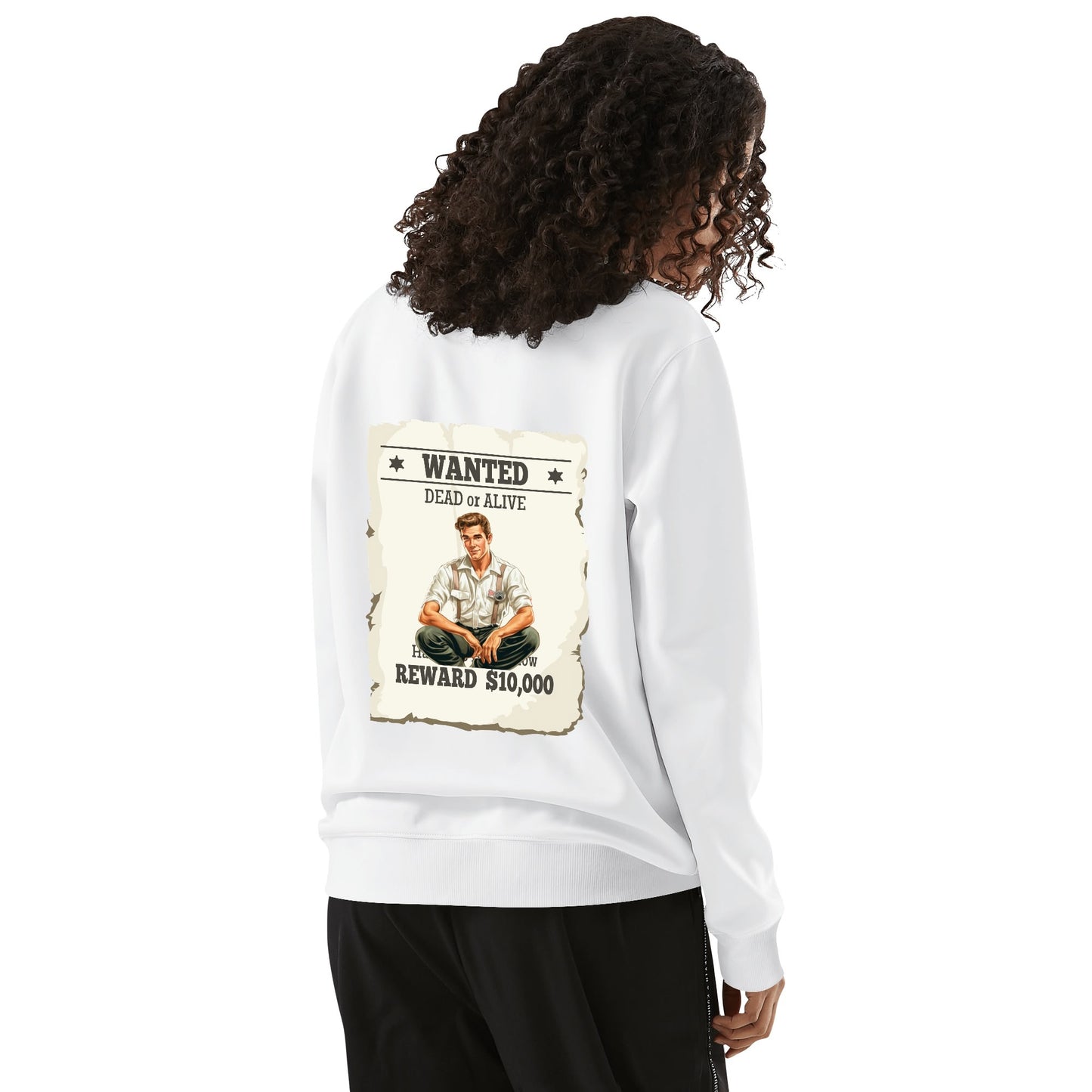 Front & Back Printing Unisex Cotton Sweatshirt