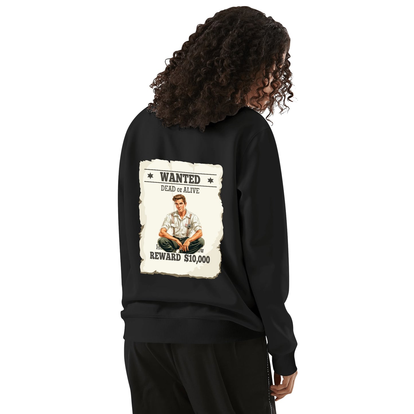 Front & Back Printing Unisex Cotton Sweatshirt