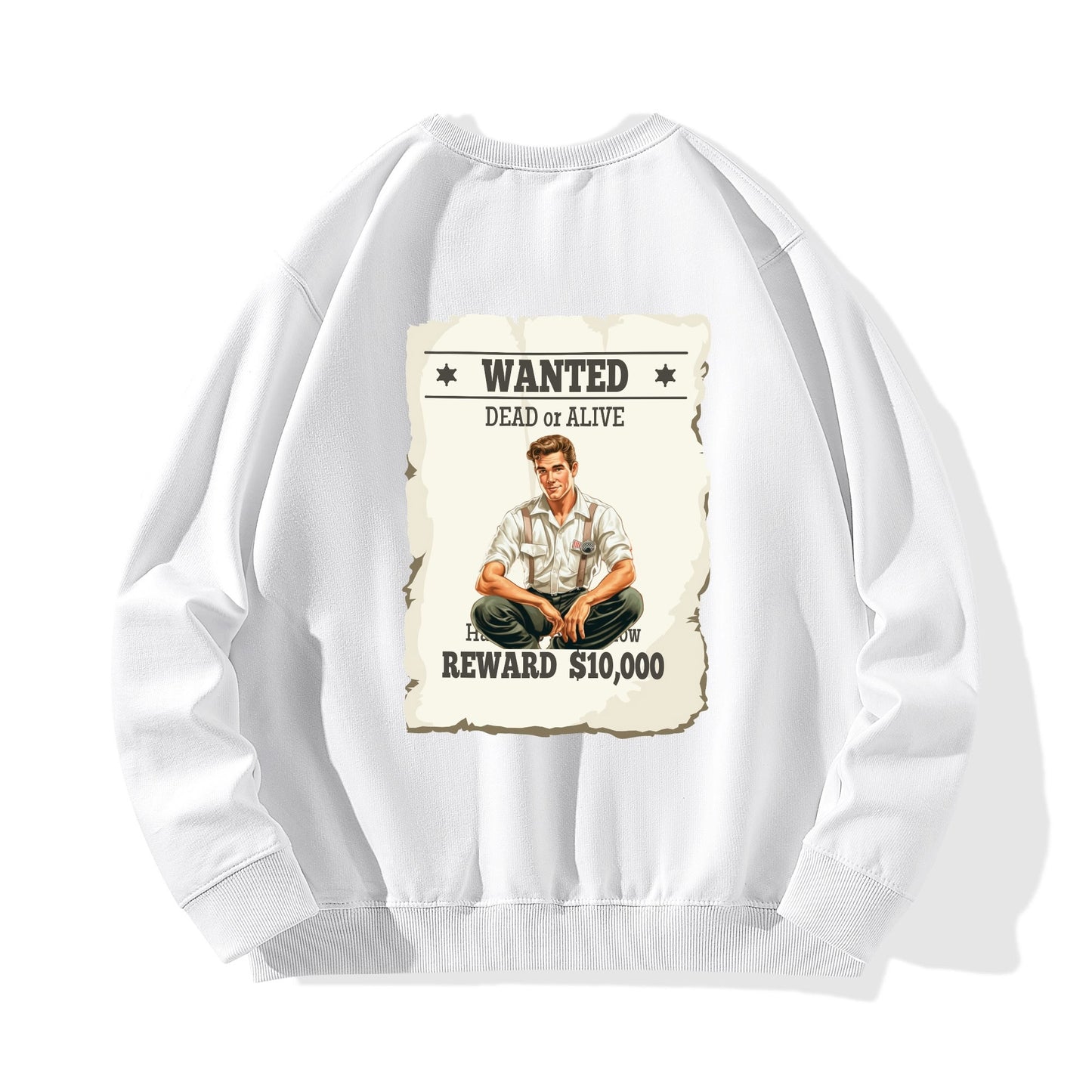 Front & Back Printing Unisex Cotton Sweatshirt