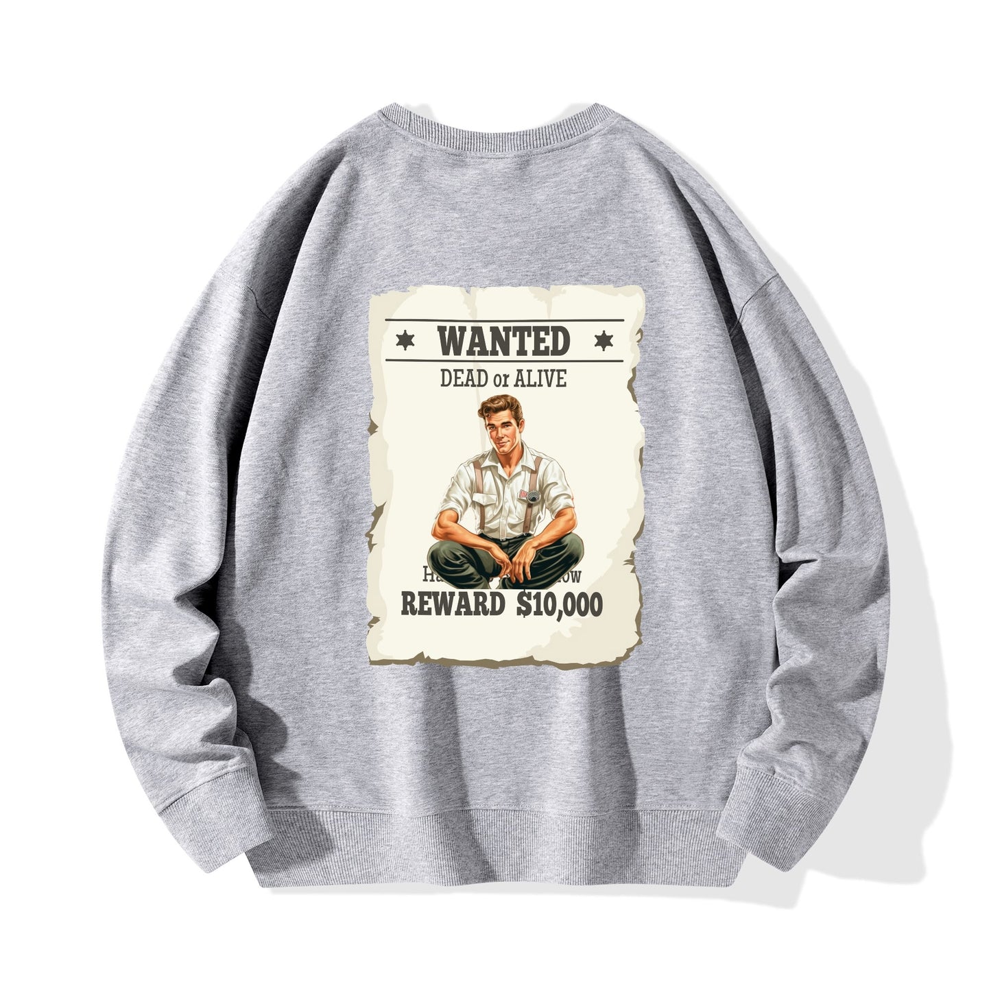 Front & Back Printing Unisex Cotton Sweatshirt