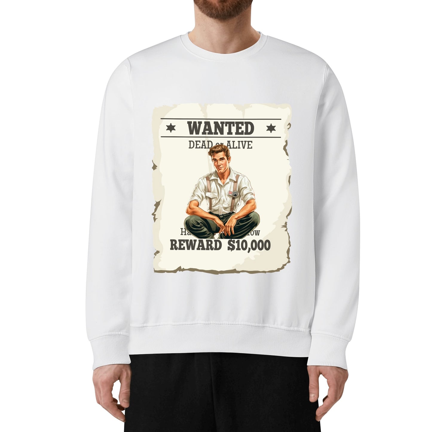 Front & Back Printing Unisex Cotton Sweatshirt