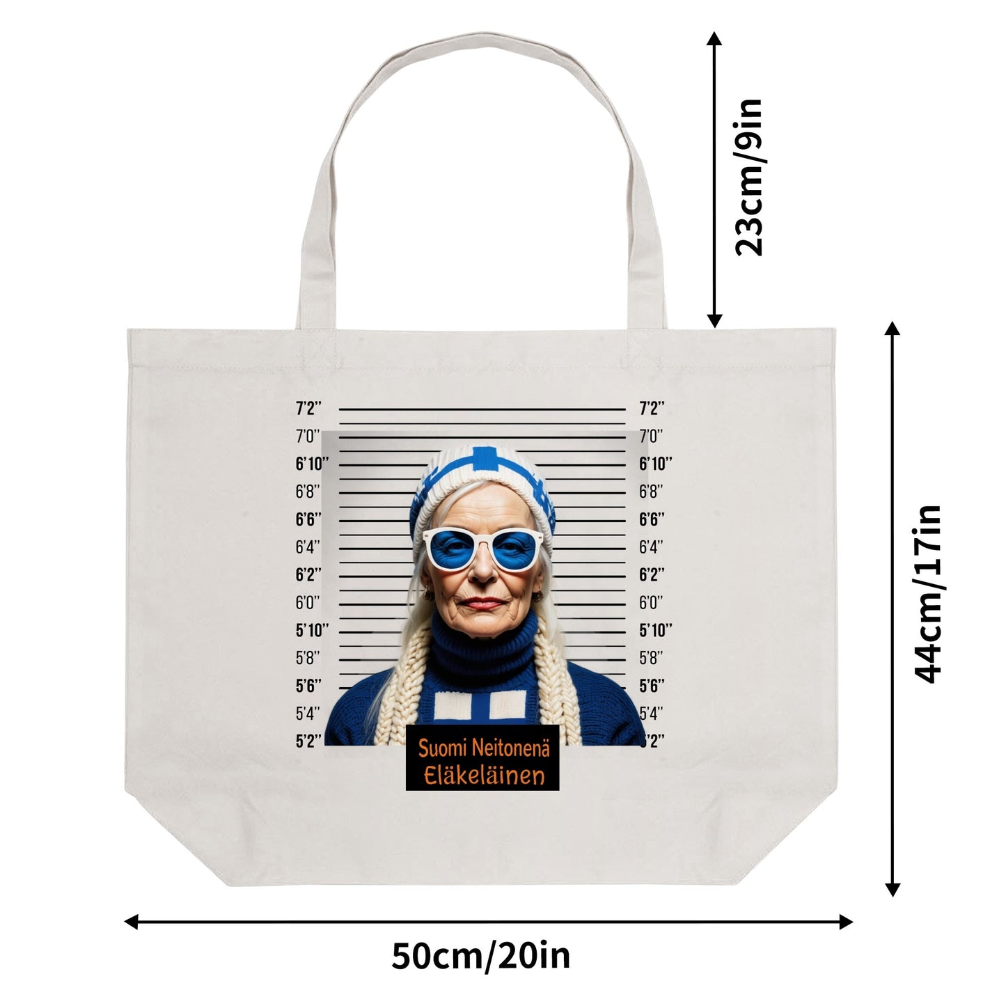 100% Cotton Tote Bag (Single-sided Print)