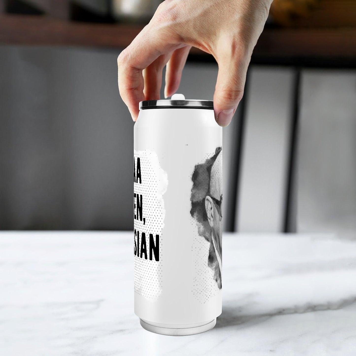 500ml Stainless Steel Cola Can Shaped Coke Cups Travel Tumbler