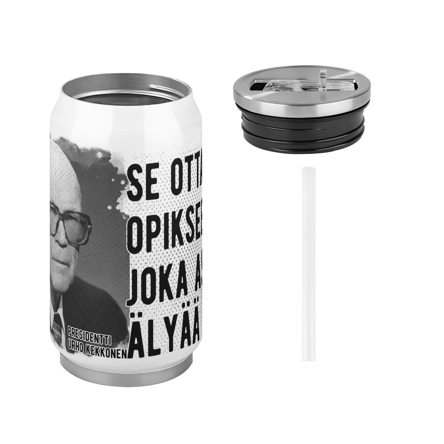 300ml Stainless Steel Cola Can Shaped Coke Cups Travel Tumbler