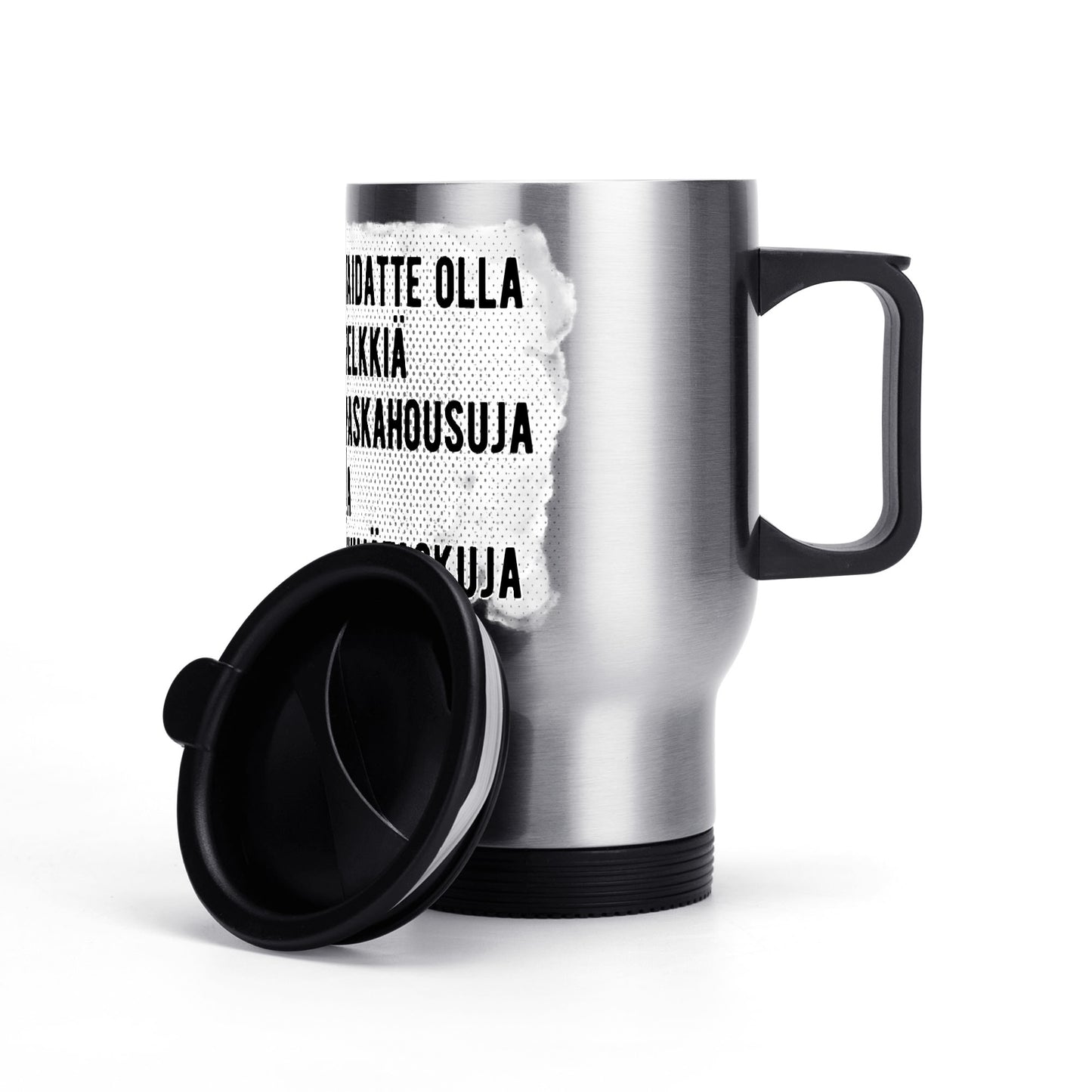 Stainless Steel Travel Coffee Mug (14 oz)