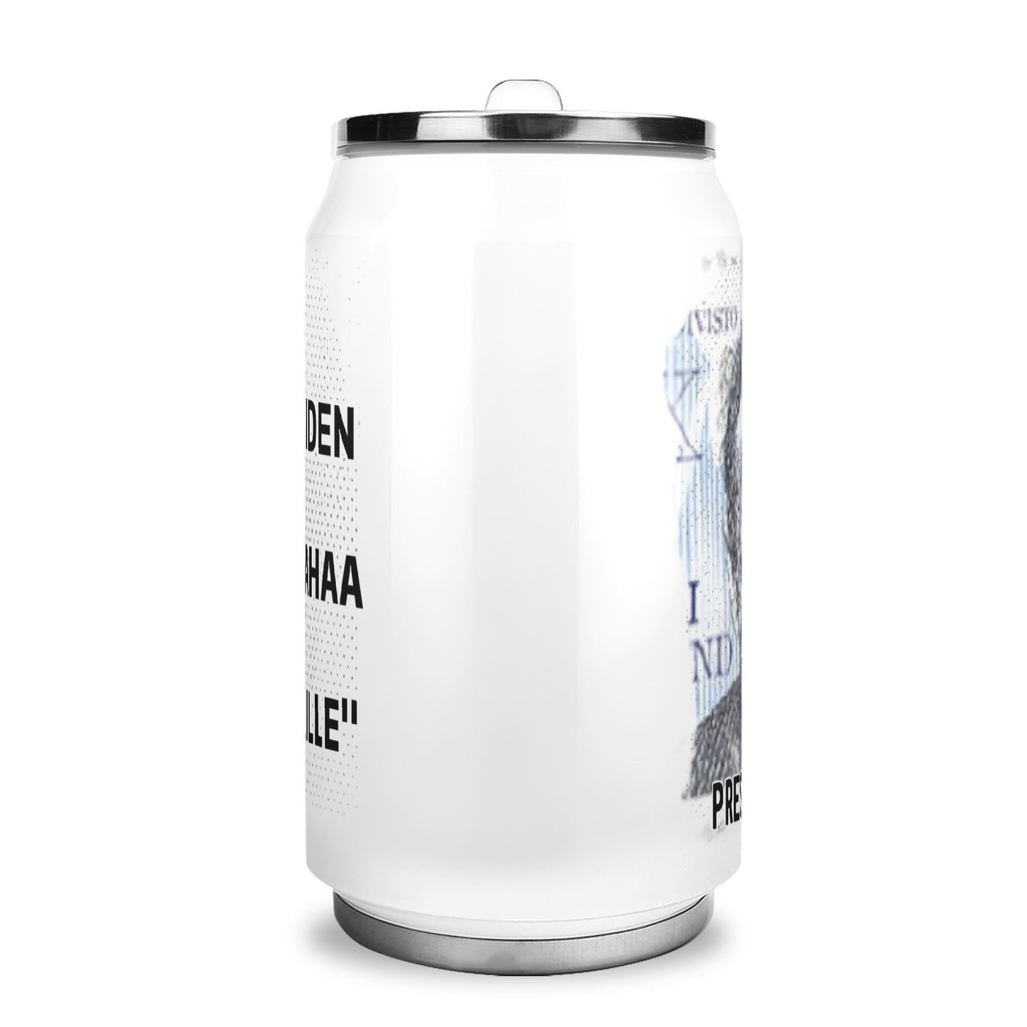 300ml Stainless Steel Cola Can Shaped Coke Cups Travel Tumbler