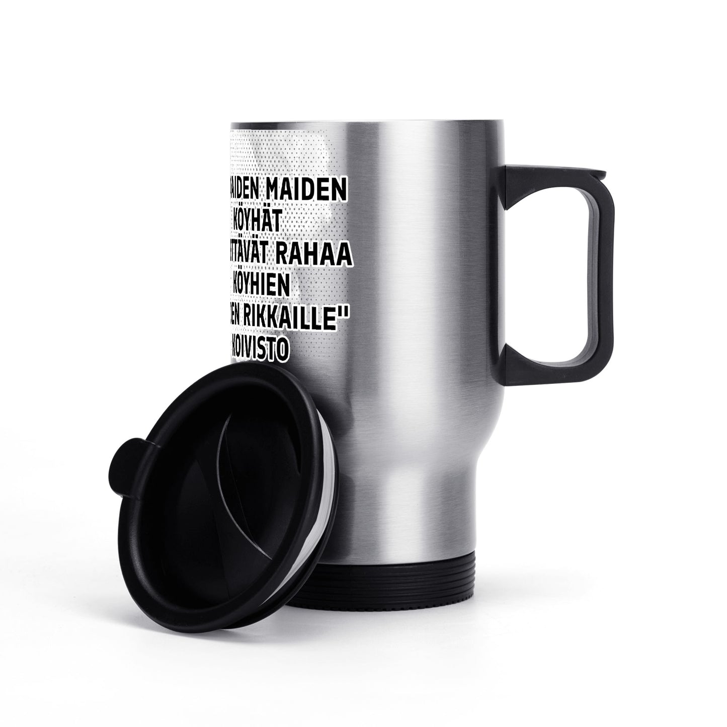 Stainless Steel Travel Coffee Mug (14 oz)