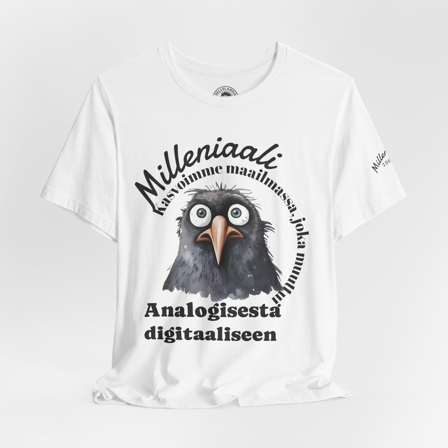 Korppi Milleniaalit Gen T-Shirt — Finnish Graphic Tee