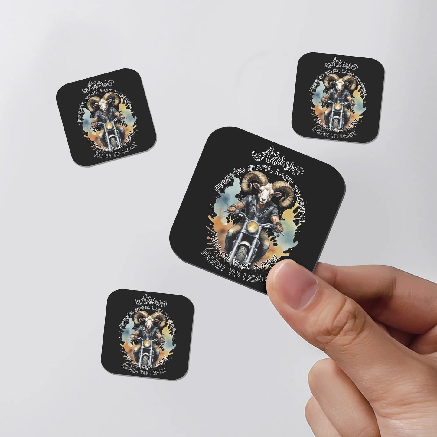 Personalized Magnetic Photos Gifts Fridge Stickers 4 Pcs