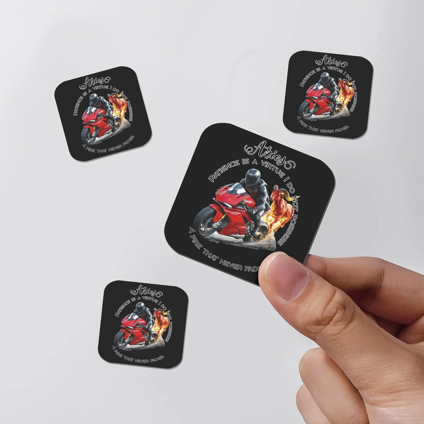 Personalized Magnetic Photos Gifts Fridge Stickers 4 Pcs