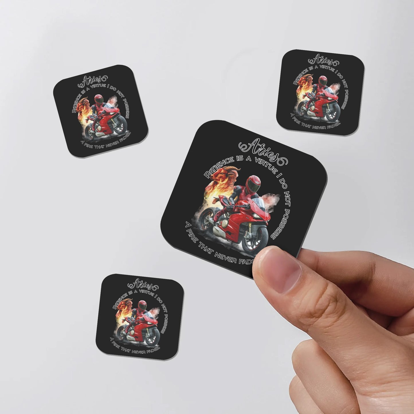 Personalized Magnetic Photos Gifts Fridge Stickers 4 Pcs