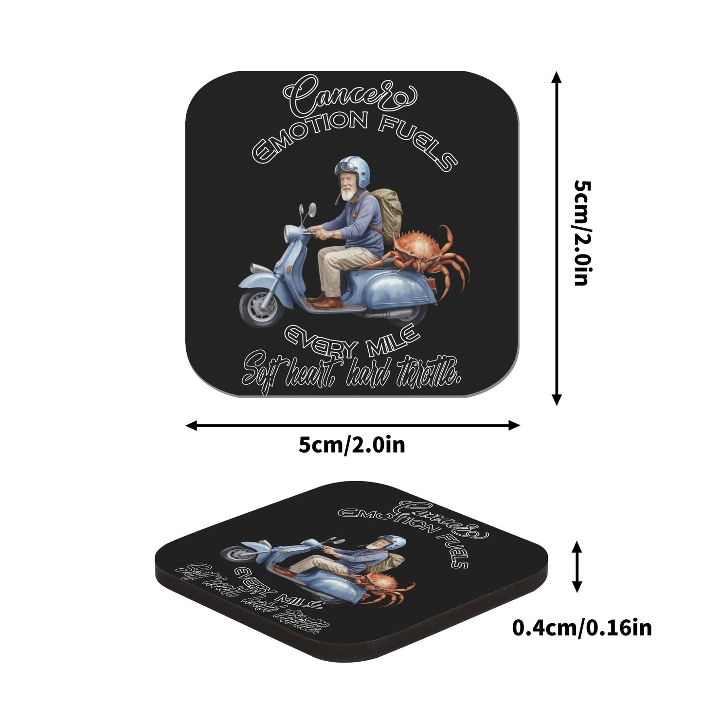 Personalized Magnetic Photos Gifts Fridge Stickers 4 Pcs
