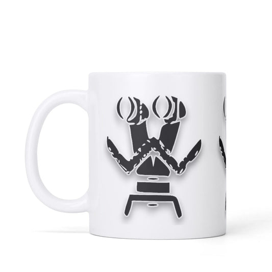 aselajit military suomi valkoinen muki