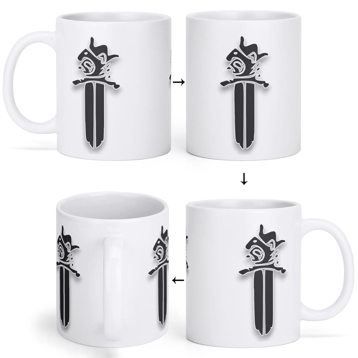 aselajit military suomi valkoinen muki